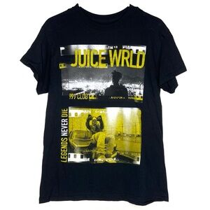 Juice WRLD Black Graphic T-Shirt Medium